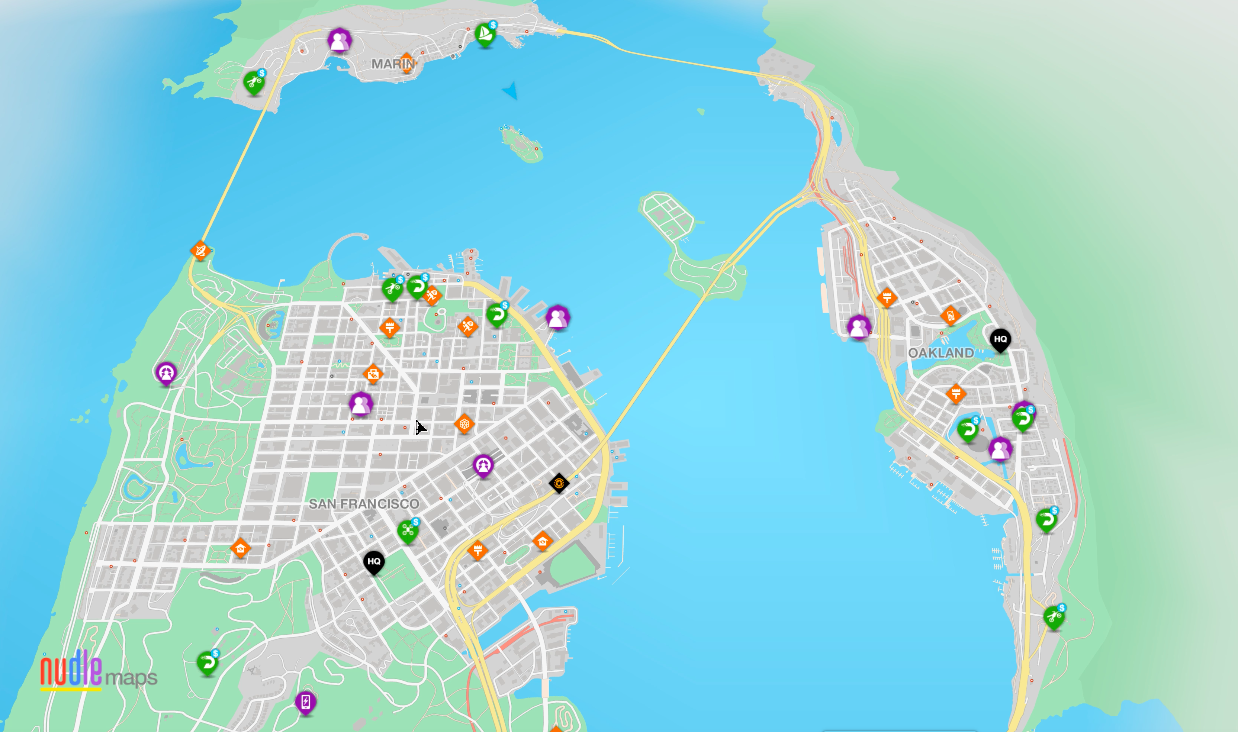 The essential shape of the Bay Area is there.