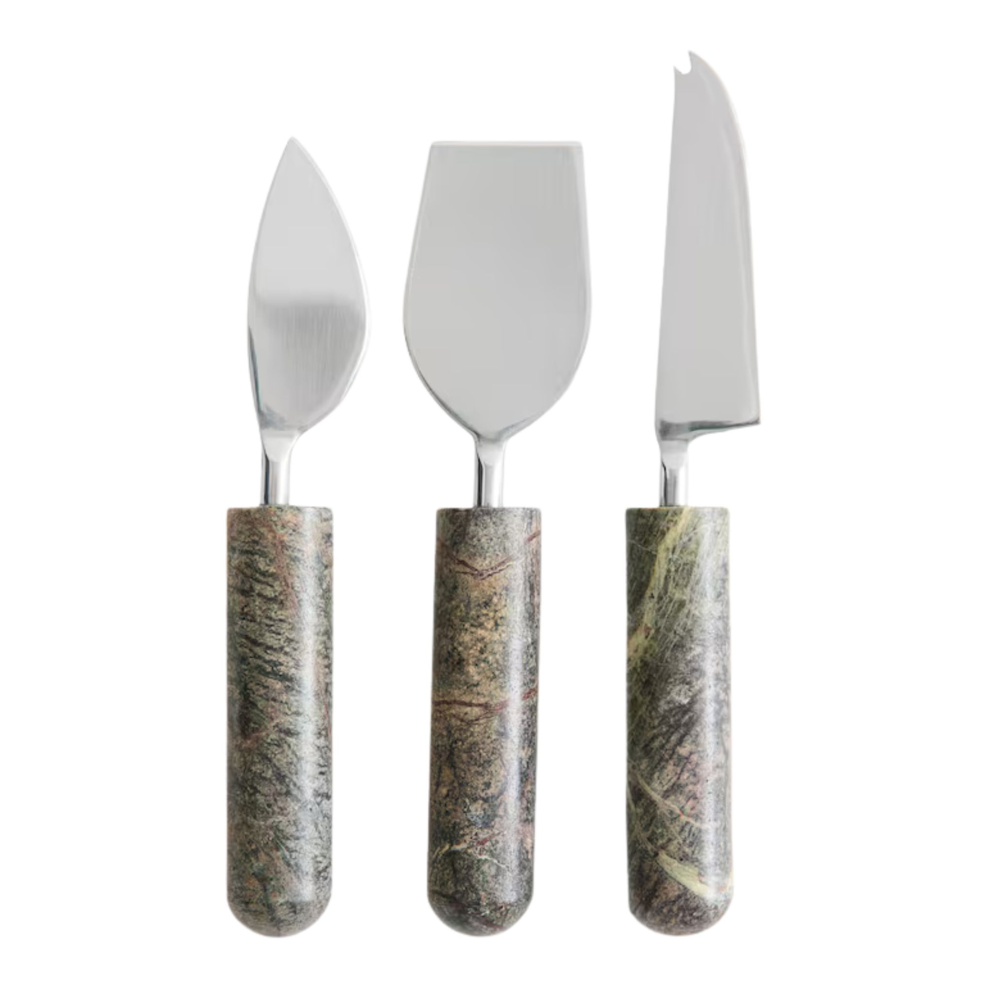 H&M, 3-Piece Marble Cheese Knife Set
