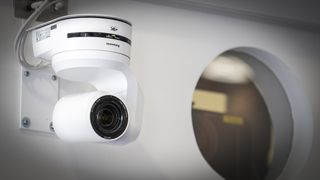 A surveillance camera at the Royal Society London
