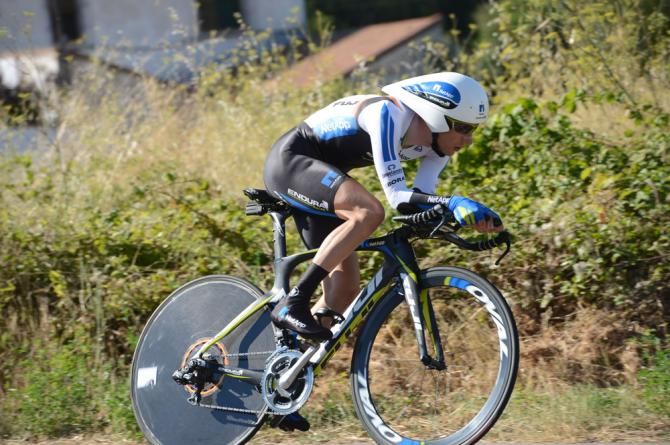 Leopold Konig (NetApp-Endura) rides to an 11th place result in the Vuelta individual time trial