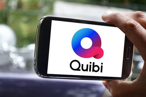 The Quibi logo on its app