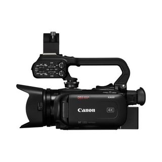 The Canon XA65 camcorder on a white background