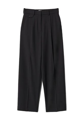 Straight-Leg Press-Crease Trousers