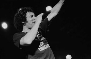 AC/DC's Brian Johnson at Monsters Of Rock in 1981