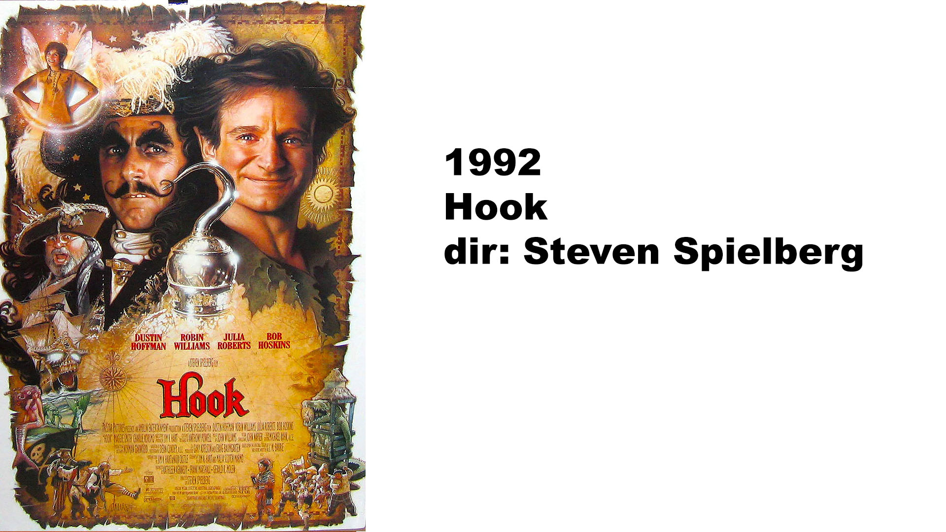 Hook movie poster.