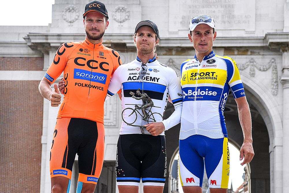 Mihkel R&auml;im (Est) Israel-Cycling Academy wins Great War Remembrance Race