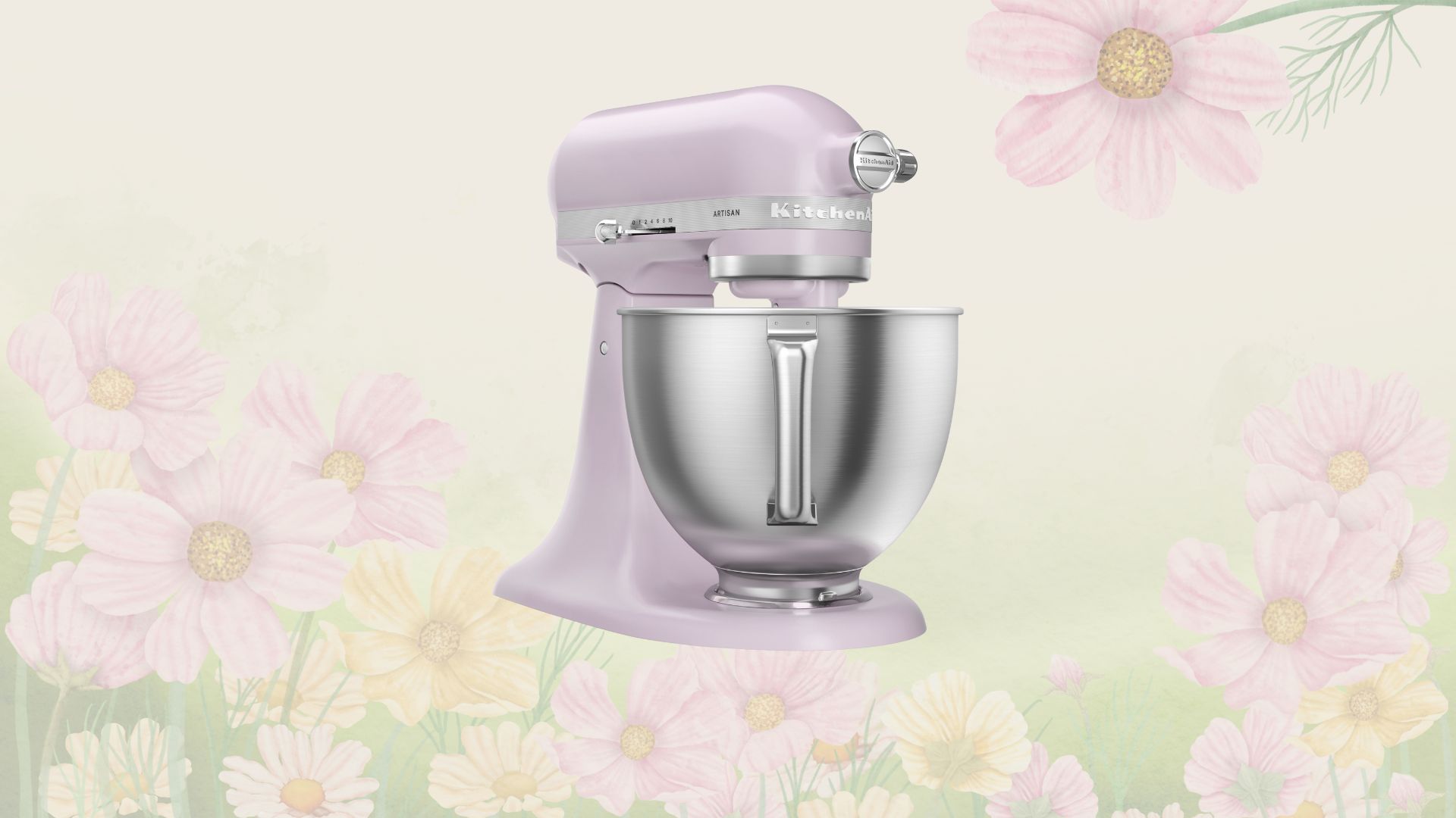 KitchenAid Wildflower Artisan 4.7L Stand Mixer