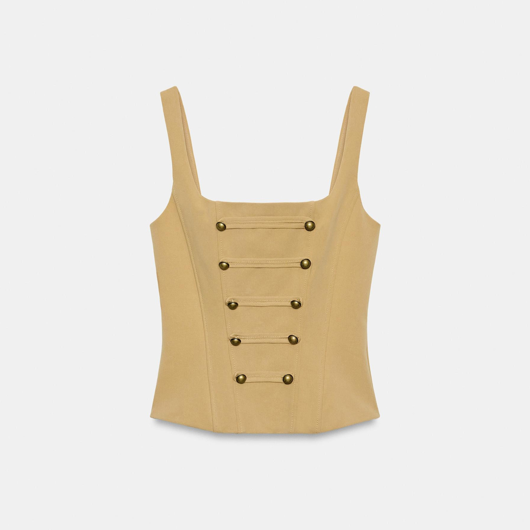 Zara, Buttoned Corset Top