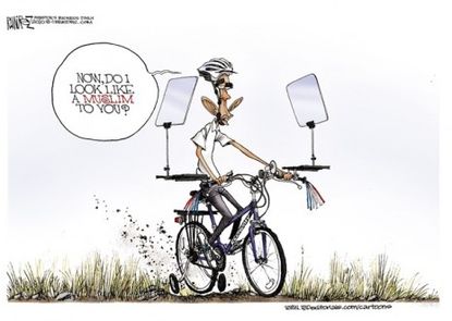 Obama's bicycle balancing act