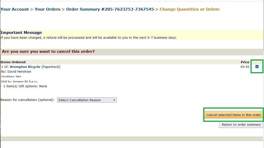 How to cancel an Amazon order Tom's Guide