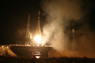 A Russian Progress 65 cargo ship fell back to Earth in pieces after a catastrophic launch failure, Russian space agency officials said Dec. 1, 2016. 