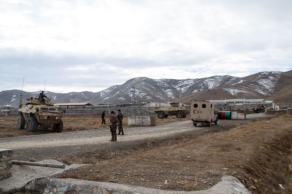 Aftermath of suicide bombing in Ghazni, Afghanistan.