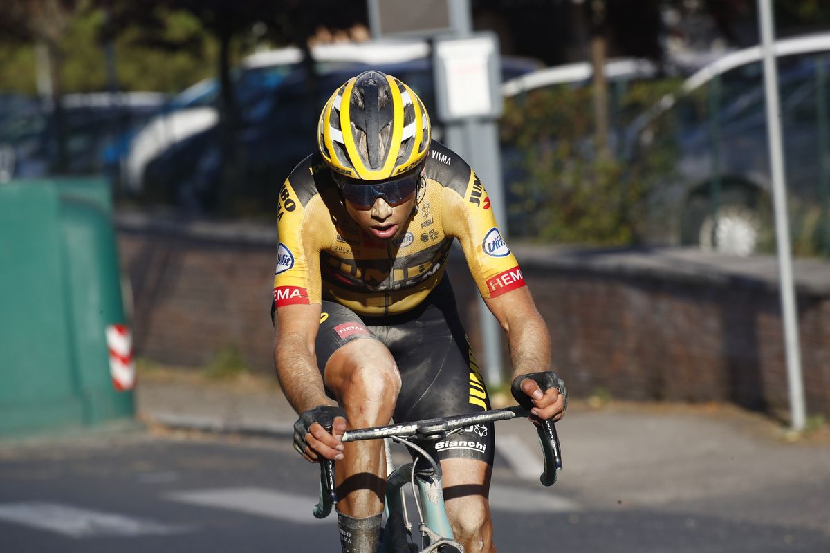 Strade Bianche 2020 14th Edition Siena Siena 184 km 01082020 Wout Van Aert BEL Team Jumbo Visma photo Luca BettiniBettiniPhoto2020