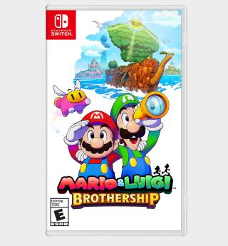 Mario & Luigi Brothership on a plain background