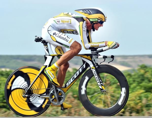 Peter Velits (HTC-Columbia) on his way to the win.