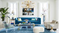 Living room decor by Jonathan Adler