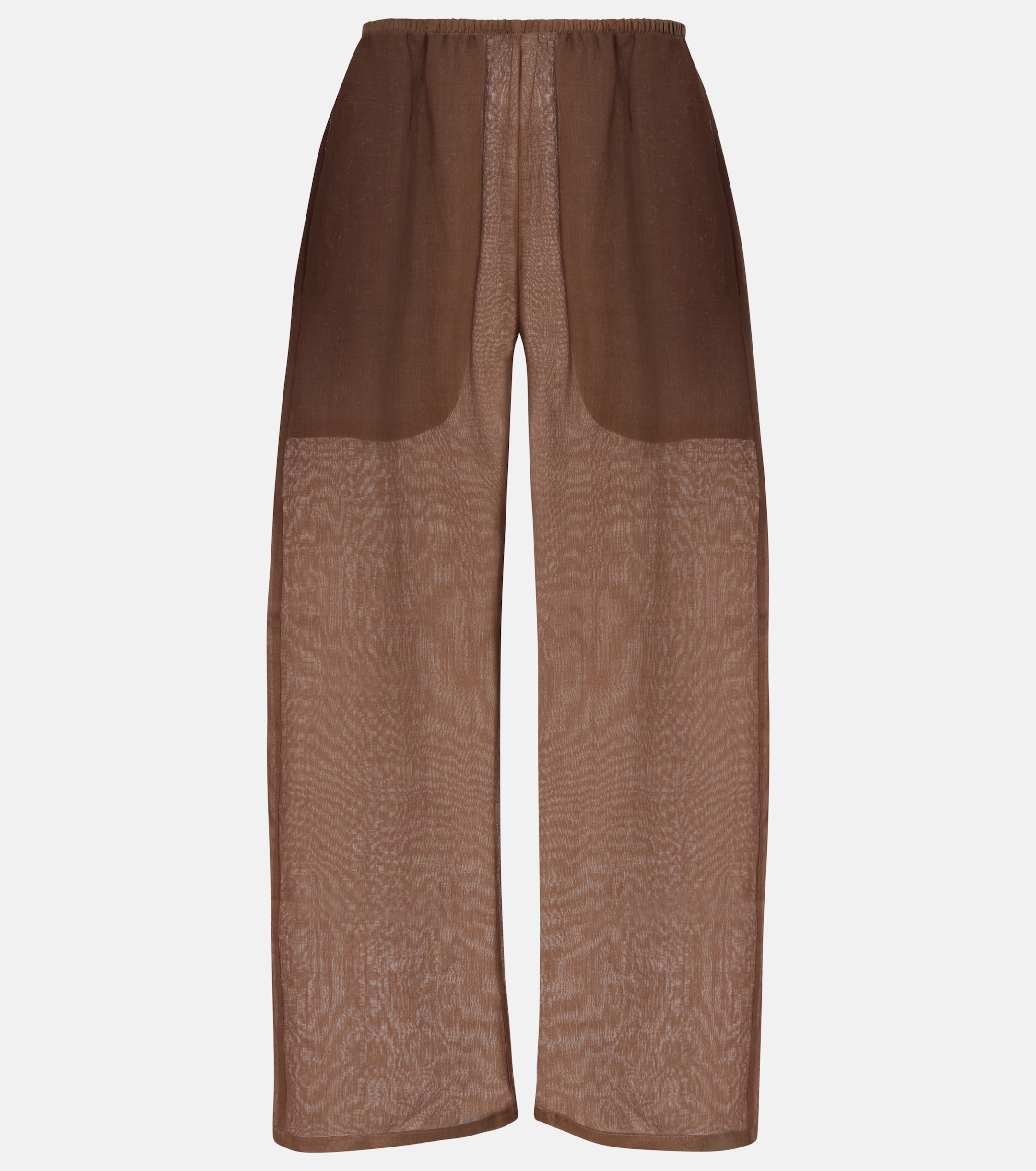 Leset, Niko Ramie Cropped Barrel-Leg Pants