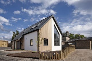 Passivhaus timber frame house in scotland
