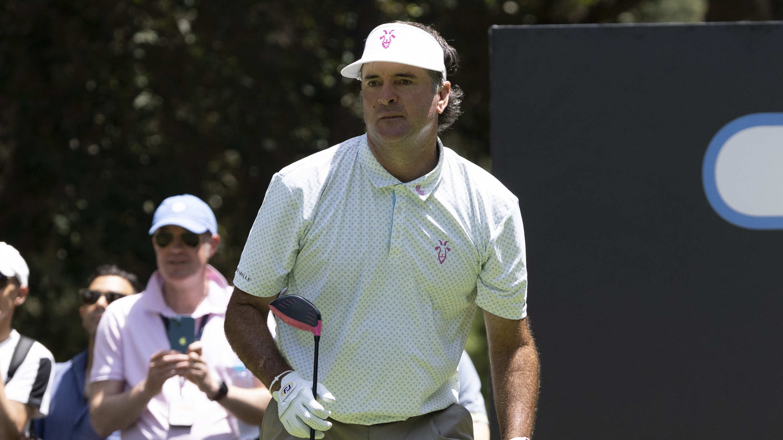 Bubba Watson in action at the Asian Tour's International Series Morocco