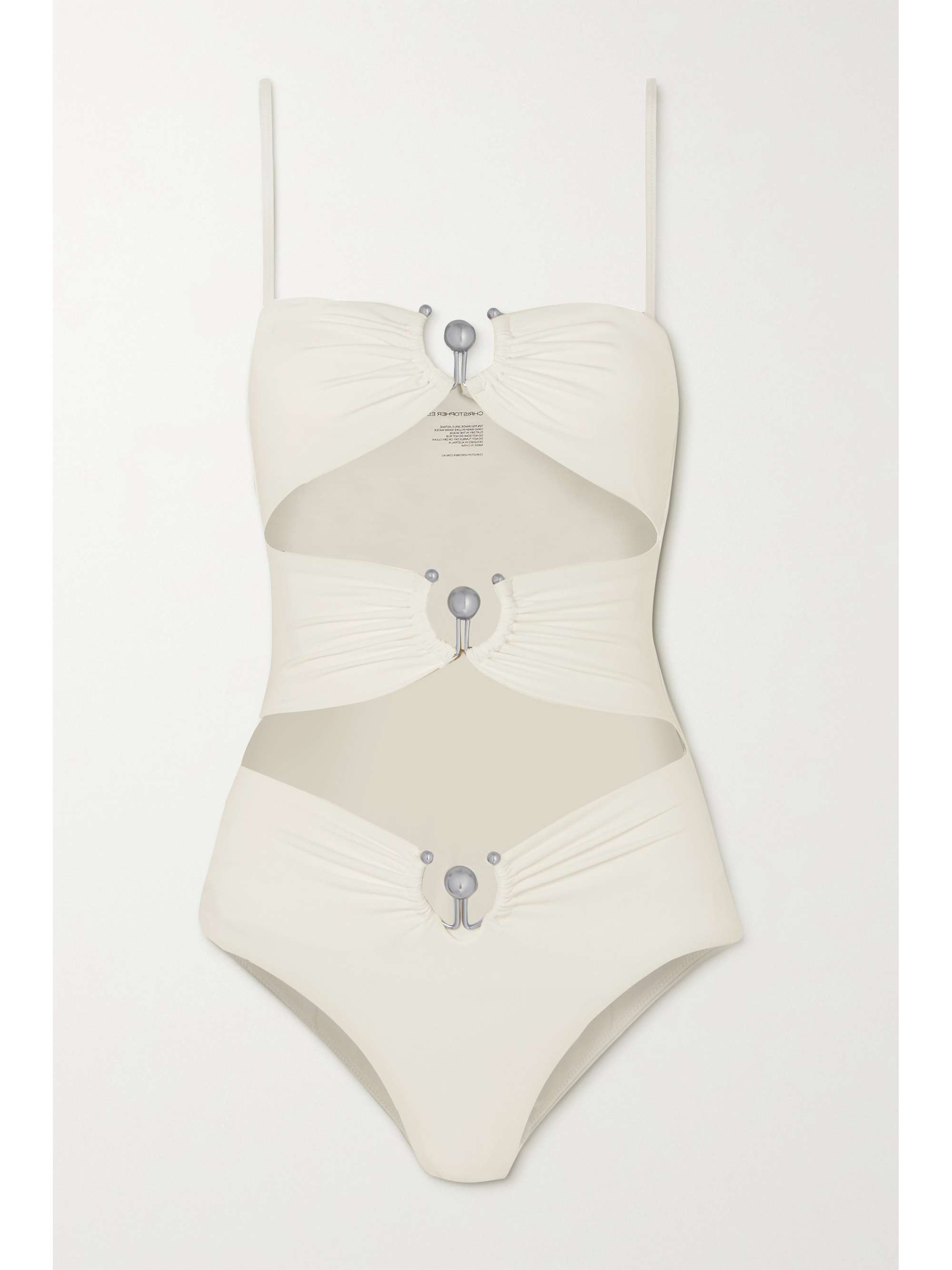 Embellished Cutout Swimsuit