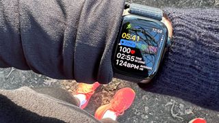 Woman&home health editor Grace Walsh's display of the heart rate zones on the Apple Watch Series 9