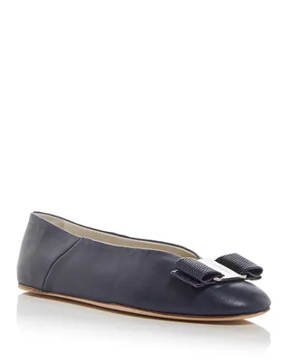 Ferragamo Vara Bow Ballet Flats