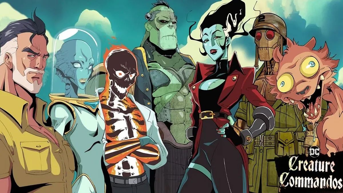 A promo image for Creature Commandos, which shows the main characters of the DCU Chapter One show that&#039;ll debut on Max