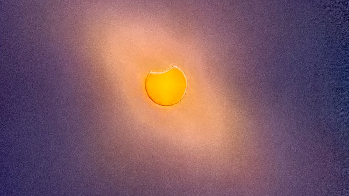 Solar Eclipse 2026 shot on smartphone
