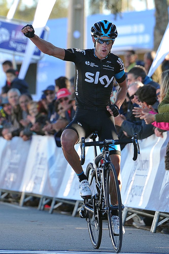 Richie Porte (Team Sky) wins stage 4 in Malh&atilde;o