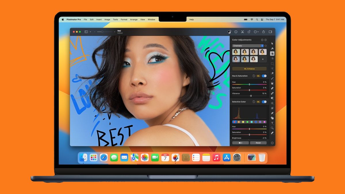 Pixelmator Pro 3.4 on Mac