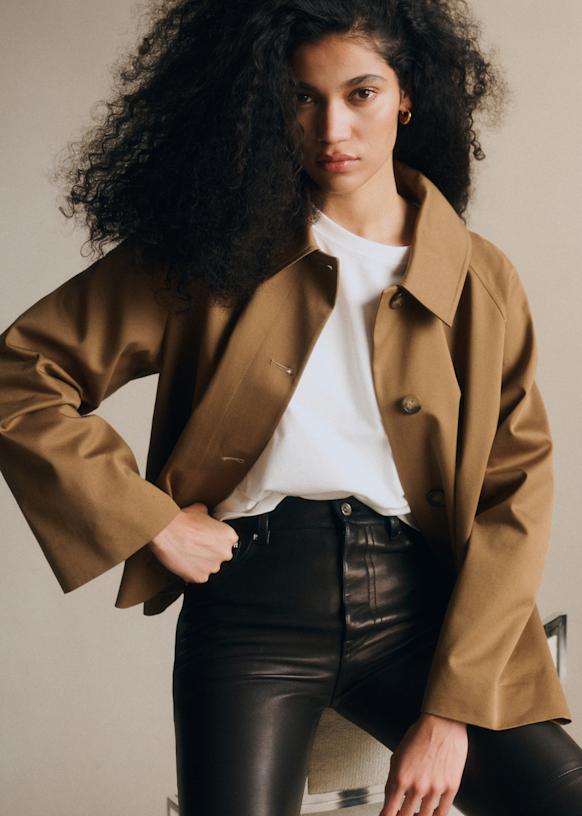 Bobby Jacket - Camel - Organic Cotton - Organic Textile - S&amp;eacute;zane