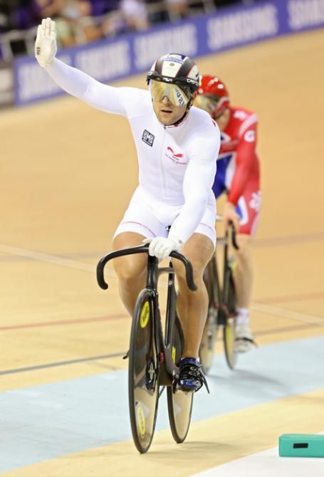 Germany finished fastest in qualification for the men's team sprint