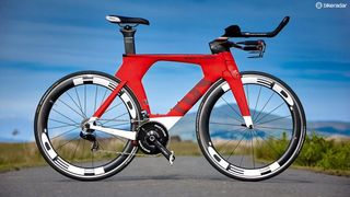 The Cervelo P5: riding slowly or unobtrusively not an option