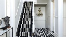staircase carpet ideas striped carpet