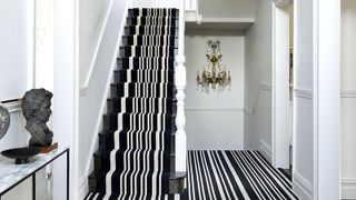 staircase carpet ideas striped carpet