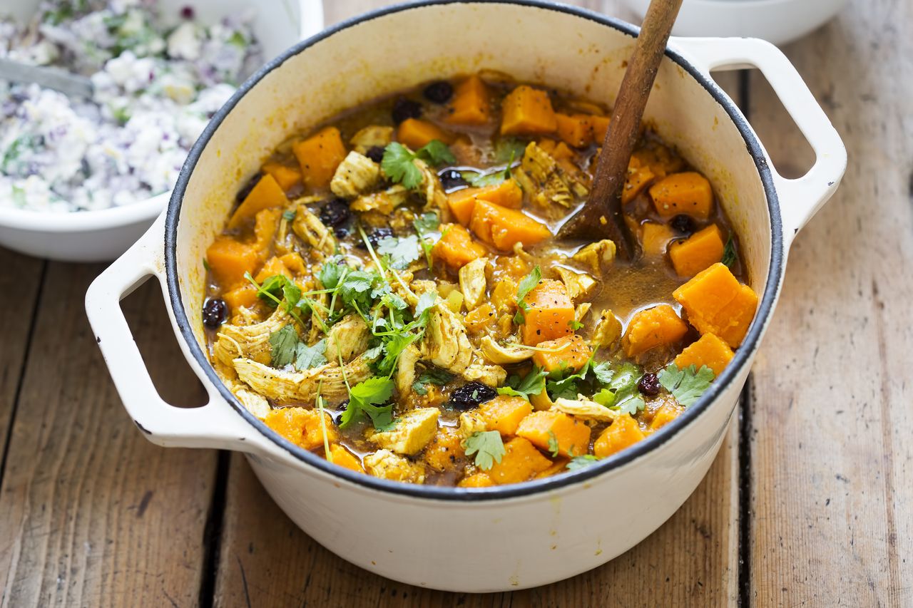 Caribbean chicken casserole