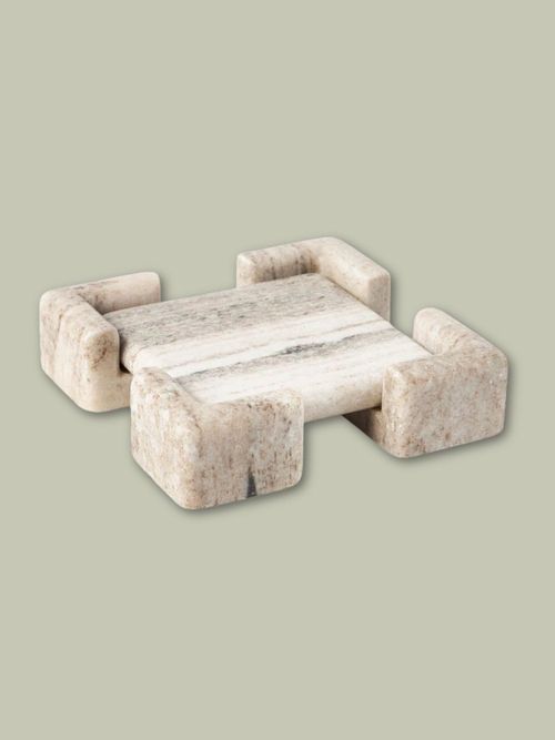 Decorative Marble Tray Knud