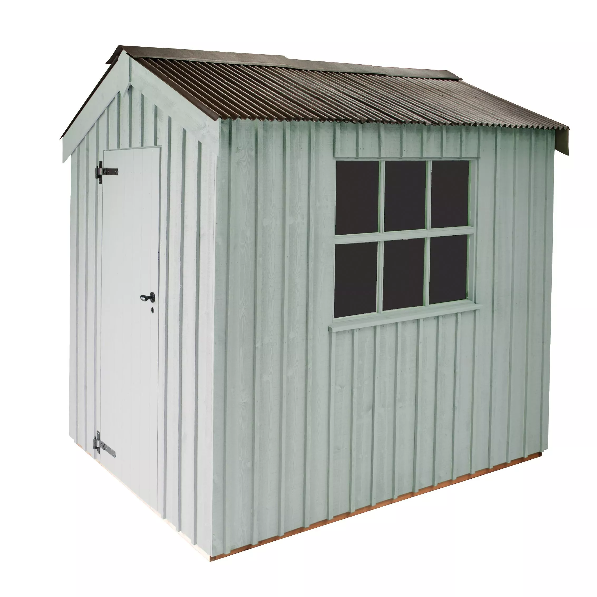 National Trust by Crane Garden Buildings Peckover Garden Shed, 2.4 X 3m, Fsc-Certified (scandinavian Redwood)