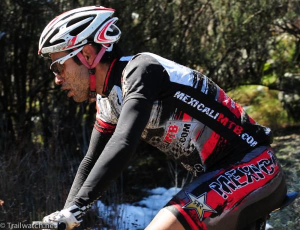 Miguel Valedez from Mexico rides to a top 10 finish