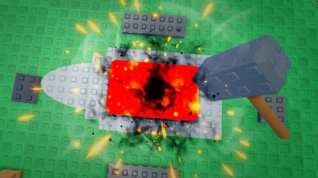 A hammer smashes down onto a forge to craft a weapon in +1 Loot to Forge.