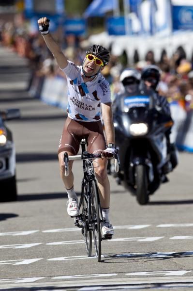 Sylvain Georges (AG2R La Mondiale) wins stage 6 of the 2012 Amgen Tour of California