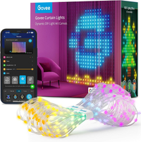 Govee Curtain Lights: £159.99now £109.99 at Amazon
With 520 teardrop-shaped light beads, this curtain light set from Govee is already impressive, especially because it comes with all the features that most of Govee's smart light features, like displaying all the dynamic scene modes on the Govee app. This set is extra special, however, as it works like a canvas, allowing you to create your own designs so you can create fun images with lights. It's like having your own little Christmas at Kew at home. What's more, it's cheaper than you'd think, and this 31%-off Christmas deal
