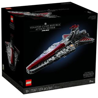 The box of Lego's Venator-Class Republic Attack Cruiser on a white background.