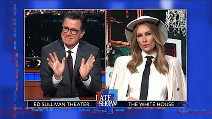 Stephen Colbert interviews "Melania Trump"