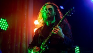 Richard Shaw performs with Cradle of Filth at The Regency Ballroom on October 26, 2021 in San Francisco, California