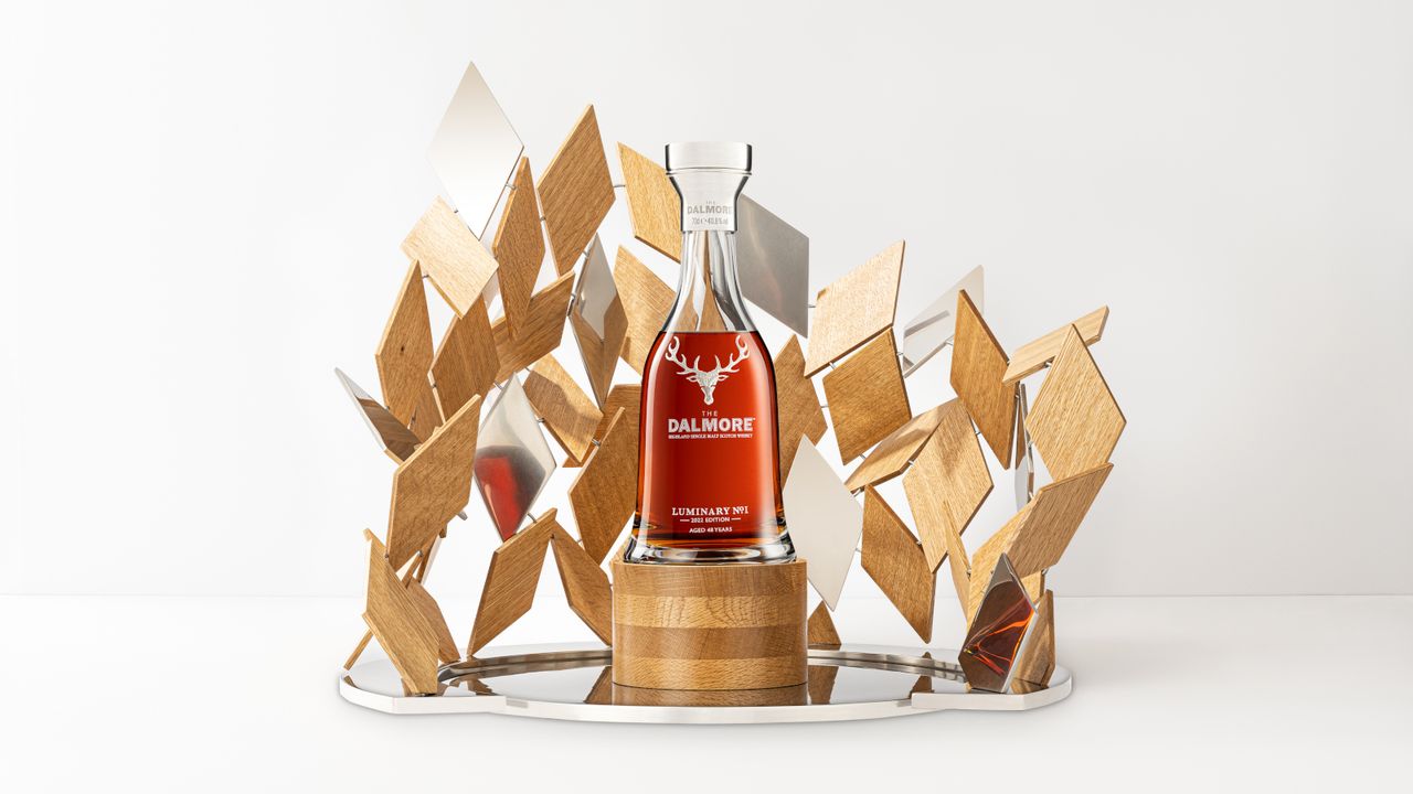 The Dalmore Luminary No.1 Rare whisky with sculpture by Kengo Kuma