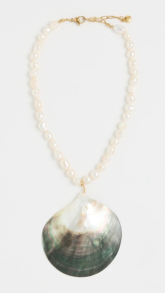 Mayamar Large Pearl and Shell Necklace