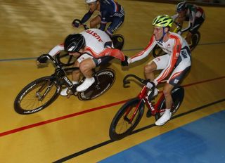 Andreas Graf and Andreas Muller won the Madison for Austria.