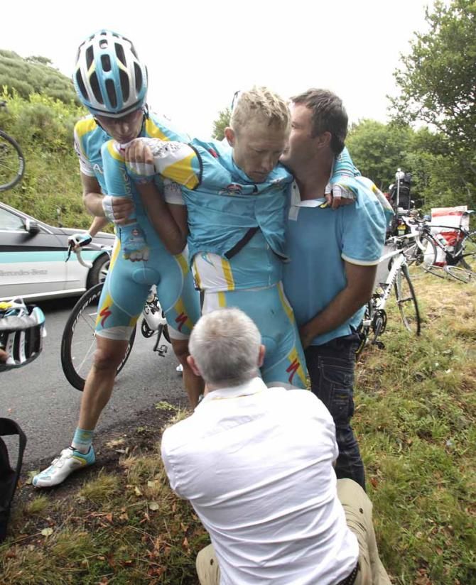 Alexandre Vinokourov crashed out of the 2011 Tour de France and his career looked finished. He came back to win the Olympic road race in 2012