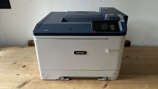 Xerox C320 laser printer during our review